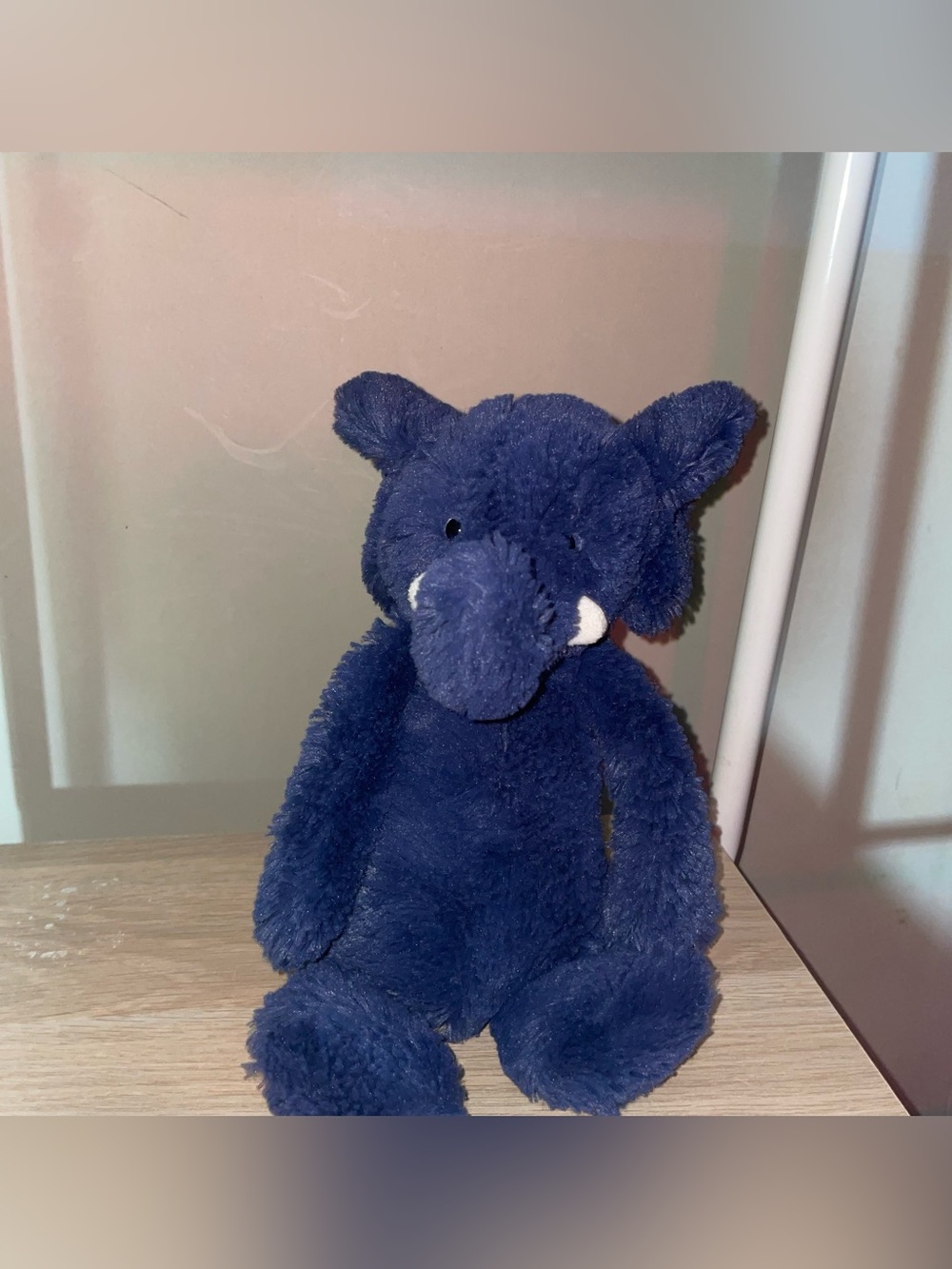 Jellycat Elephant Blue Bashful Stuffed Plush